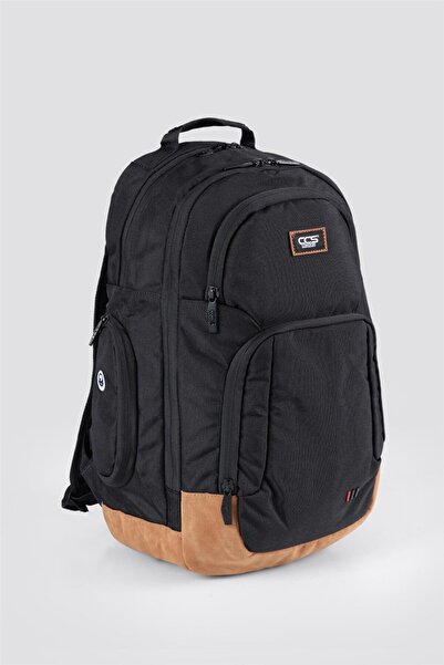 ÇÇS 51477 Шкільний рюкзак для ноутбука з відділеннями, чорний
