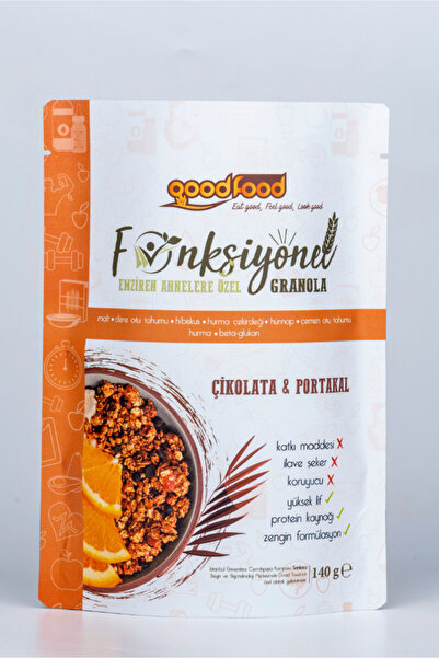 Good Food Portakal & Çikolata Granola 140 gr