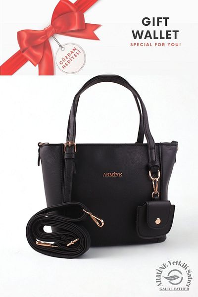 Armine Original Armine Premium Quality Women's Shoulder and Hand Bag Suitable for Daily Use Black +1 349