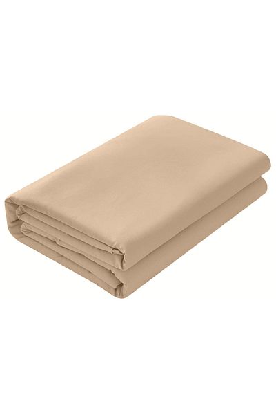 Five Store Bed sheet made of 100% ranforce cotton, density 120 g/m2, Beige, 240/260cm