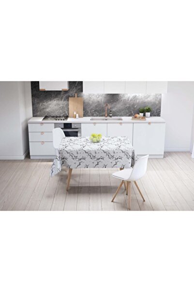 MİRELLA Washable Wipeable Stain Resistant Oilcloth Tablecloth