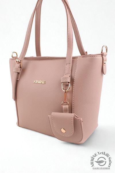 Armine Original Armine Premium Quality Women's Shoulder and Hand Bag Mink 349 Suitable for Daily Use