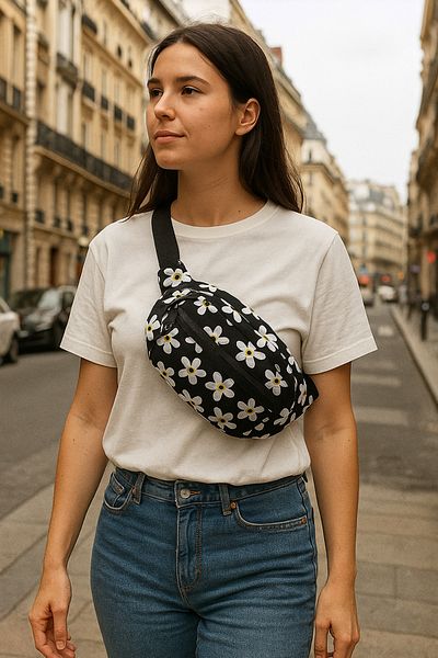 Captain Bag Unisex, 2 Compartment Shoulder and Waist Bag, Waterproof Zipper and Fabric