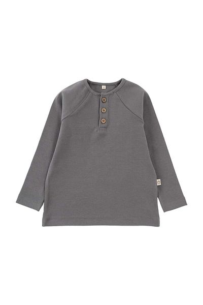 Little Gusto Camisole Set Top Kids Gray Organic Cotton