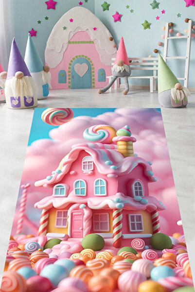 Play Rug Machine Washable Anti-Slip Base Stainproof Young Actor & Kids Room Rug-myita