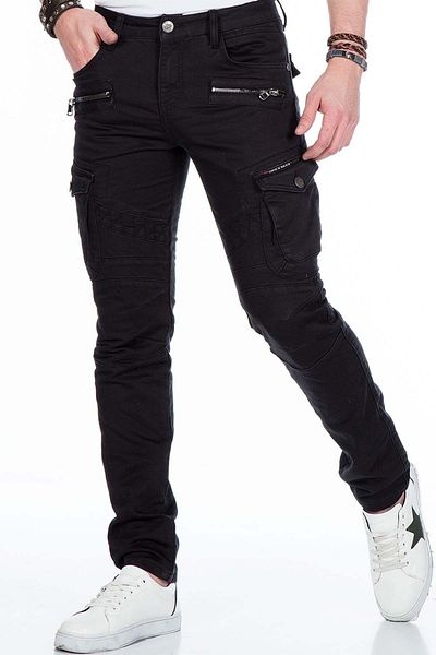 Cipo&Baxx Cd424 Cargo Pockets Skinny Leg Ανδρικό Παντελόνι