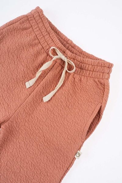 Little Gusto Bürümcük Kapitone Eşofman Altı Bebek Pembe