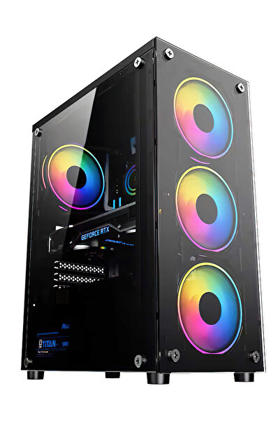 IZOLY RX45 İ5-3470 16GB 256GB SSD RX 550 4GB Oyuncu Masaüstü Bilgisayarı