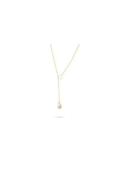 Safir Kuyumculuk DEEP SEA Altın Zincirli İnci Kolye