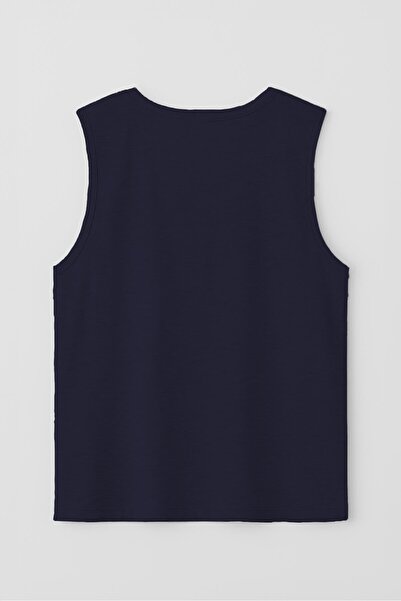 MARKAPIA Ανδρικό 100% βαμβακερό μπλουζάκι με στάμπα με λαιμόκοψη