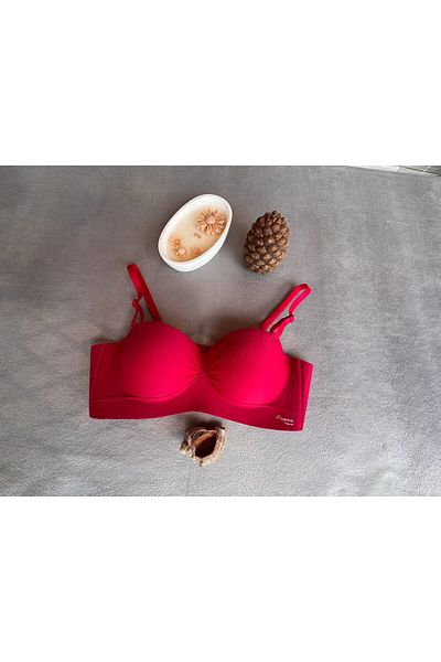 Love Angels Laser Cut Seamless Bra with Padding No Trace Without Underwire Bra