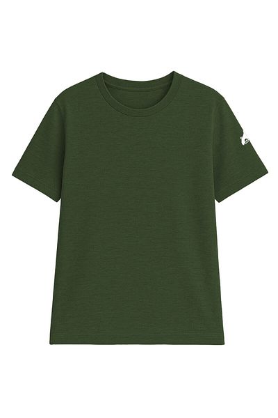 MARKAPIA Ανδρικό μπλουζάκι Crew Neck Basic μονόχρωμο κοντομάνικο γκρι