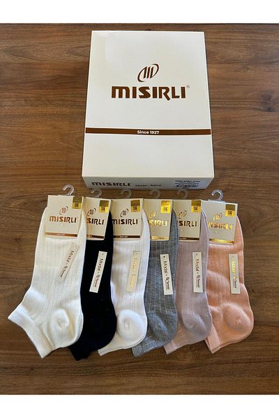 Mısırlı Women's Modal Seamless Comfort Socks 6 Pack