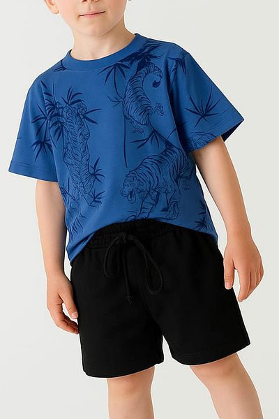 Belya Kids Wear Tiger Patterned Children's Bottom and Top Set