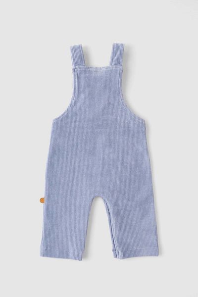 Little Gusto Corduroy Baby Salopet Blue