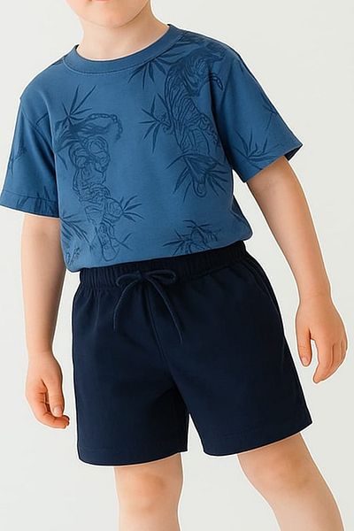 Belya Kids Wear Tiger Patterned Children's Bottom and Top Set