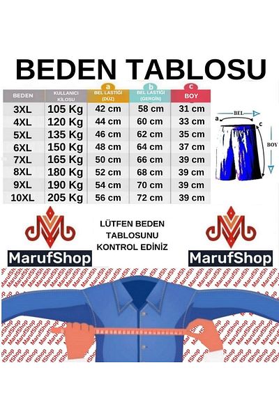 Redzone Ανδρικό μεγάλο μέγεθος Oversized Lycra Boxer Indigo 3xl-10xl