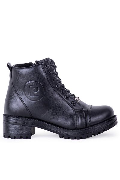 Pierre Cardin 54062 Γυναικείες μπότες με κορδόνια από γνήσιο δέρμα