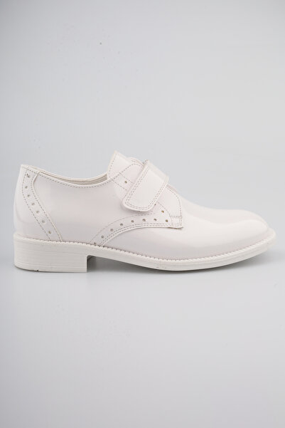 moon glow Erkek Çocuk Sünnet Ayakkabısı Erkek Çocuk Beyaz Rugan Sünnet Ve Klasik Ayakkabı