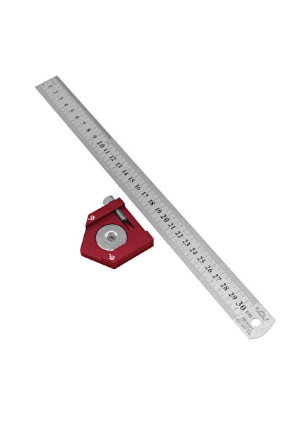 Choice1 مسطرة فولاذية قابلة للتعديل من النوع B، كتلة تحديد المواقع، مربع، زاوية، مقياس، خط، خطاط