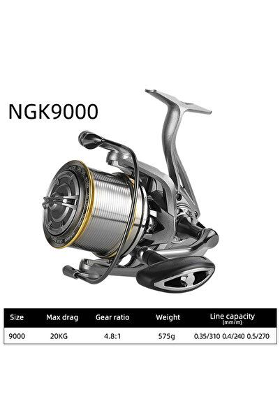 Choice بكرة صيد دوارة بمحمل من الفولاذ المقاوم للصدأ NGK 9000 BILLINGS NGK سل...