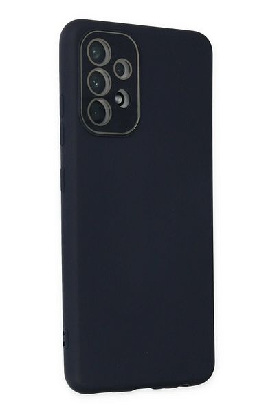 CepteToptan حافظة سامسونج جالاكسي A53 5G غطاء زجاجي - أزرق داكن - MKİ5015-5366