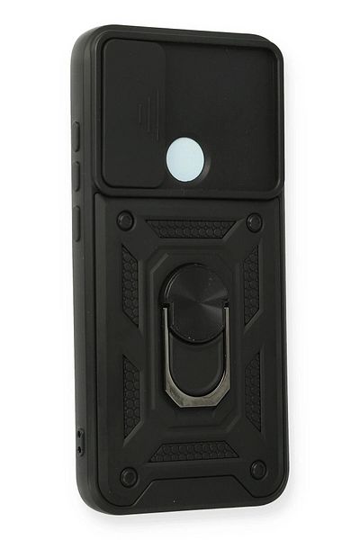 CepteToptan حافظة هاتف Xiaomi Redmi Note 8 من السيليكون مع حلقة عدسة Pars - أسود - MKİ9212-9016