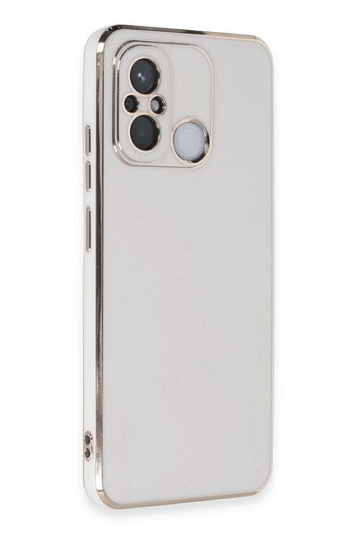CepteToptan حافظة هاتف Xiaomi Redmi 12C من السيليكون - أبيض - MKİ2324-8062
