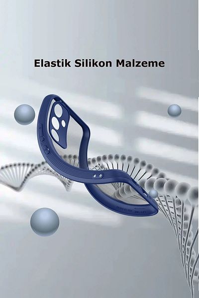 CepteToptan حافظة سامسونج جالاكسي A24 4G سيليكون بلاتينيوم - أحمر - MKİ4314-1802