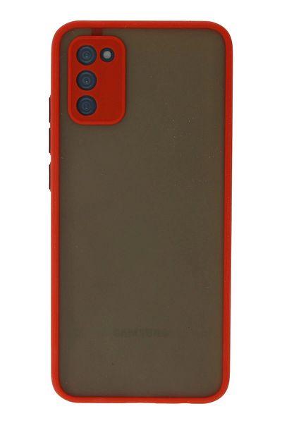CepteToptan حافظة سامسونج جالاكسي A02S غطاء سيليكون مونتريال - أحمر - MKİ4109-1324