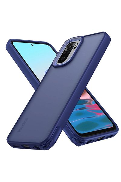 CepteToptan حافظة هاتف Xiaomi Redmi Note 10 Pro غطاء أنيق - أزرق داكن - MKİ8719-4290