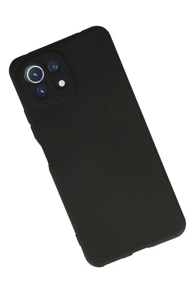 CepteToptan حافظة هاتف Xiaomi MI 11 Lite من السيليكون الأول - أسود - MKİ3434-2305