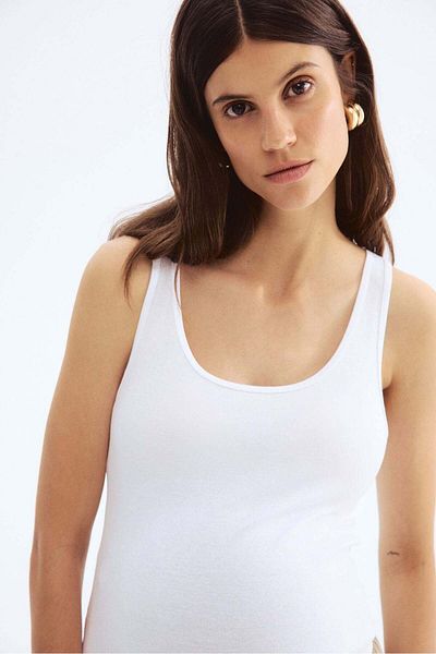 H&M Mama 2-pack Cotton Vest Tops