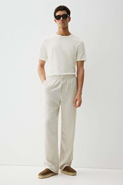 H&M Slim Fit Ribbed T-shirt