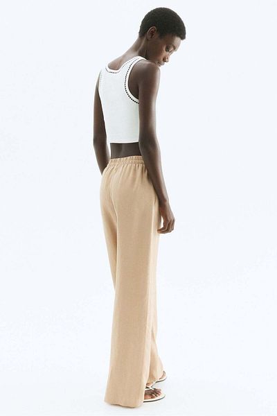 H&M Linen-blend Trousers