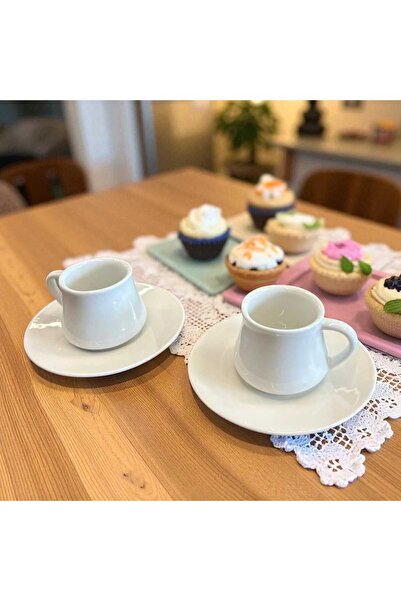 Noah Exclusive Set of 2 White Coffee Cups - Coffee Cup