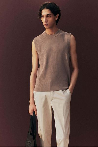 H&M Slim Fit Cropped Trousers
