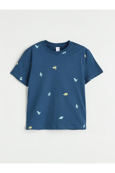 LC Waikiki Crew Neck Printed Boy's T-Shirt