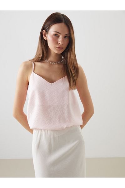 LC Waikiki Modalbluse mit V-Ausschnitt