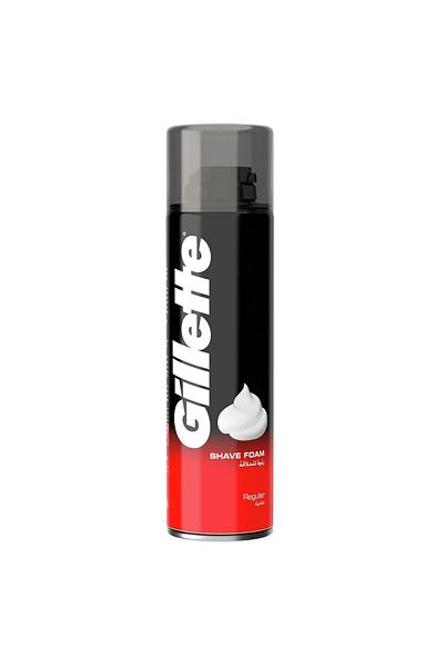 Gillette Foam Regular 200ml (28743) --- Gillette Regular Shaving Foam 200ml