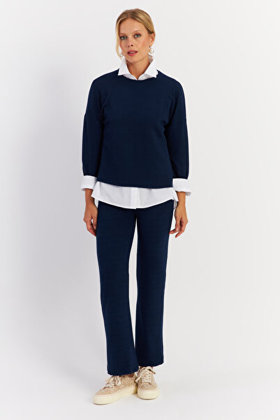 Cool & Sexy Γυναικείο Σετ Navy Blue - YLE19 Σετ κάτω και επάνω