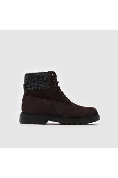 TOGO Kahverengi Nubuk Hakiki Deri Erkek Casual Bot [052244]