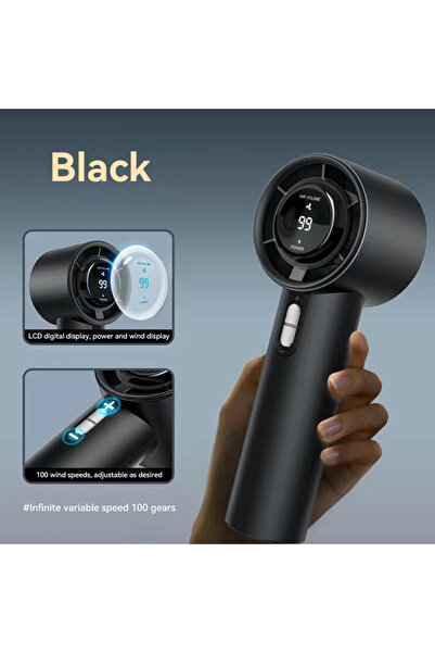 Choice مروحة 638-B المحمولة باليد بقوة 3000 مللي أمبير في الساعة - تبريد تورب...