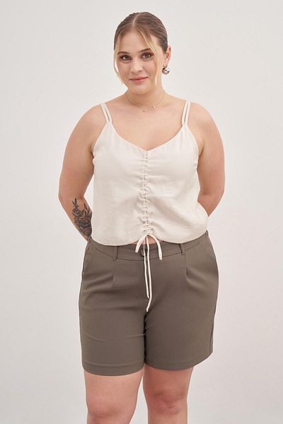 MYLİNE Drawstring Front Ball with Rope Strap