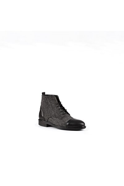 TOGO Siyah - Siyah Kumaş Erkek Klasik Bot [051862]
