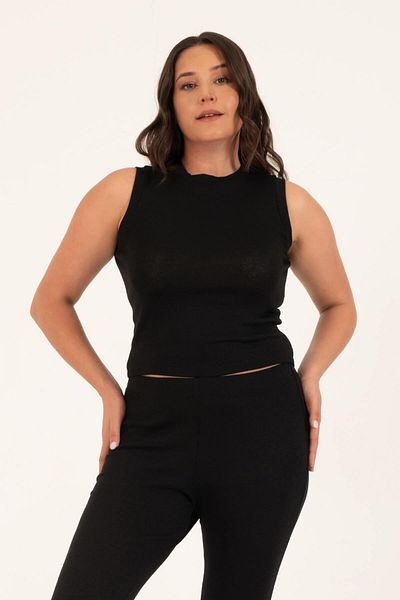 MYLİNE Basic Sleeveless Knitwear Top