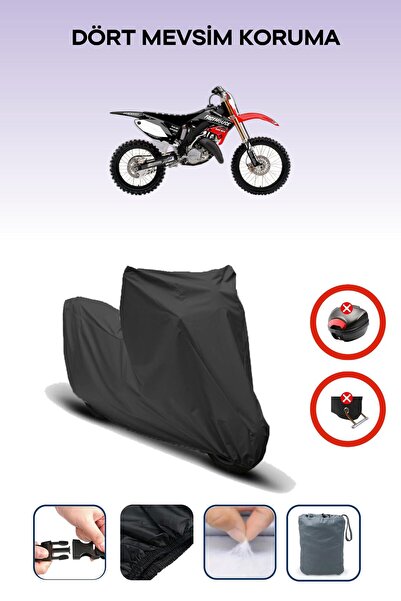 Breen Honda CR 250 BLACK MOTORCYCLE BRAND REAR BAG UNCOMPATIBLE