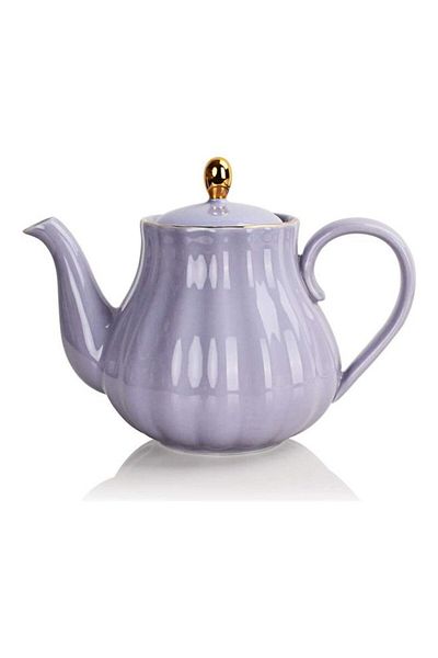 Generic Ceramic Teapot European Ceramic Teapot with Infuser and Lid