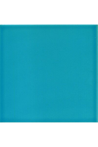 Armada Çini 20x20 Cm Ac 24 Turkuaz Desen Kütahya Çini Seramik Karo