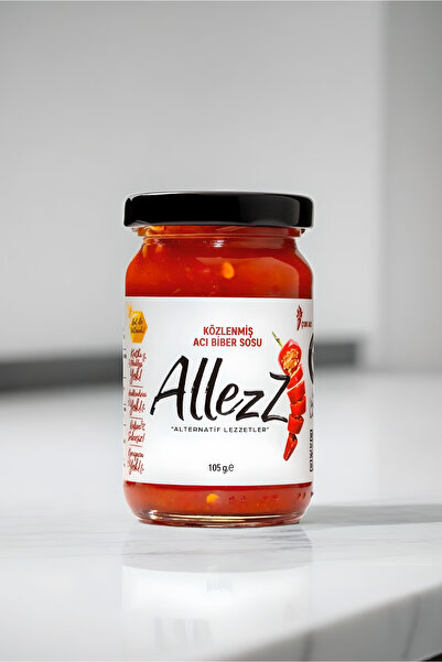 ALLEZZ Közlenmiş Acı Biber Sosu 105 g – Çok Acı (Hot)